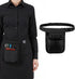 Gsbnjuy Pack Server Waist Pouch Server Apron with Pockets Restaurant Waitress Waist Pouches Black Organizer Belt