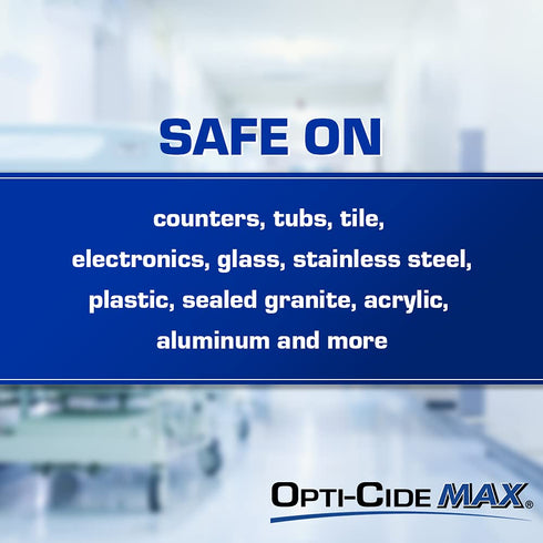Micro-Scientific M60035 Opti-Cide Max Disinfectant Cleaner and Sanitizer, 1 Gallon.