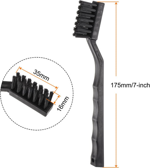 HARFINGTON 5pcs Anti-Static ESD Brushes, 16x35mm PV Plastic Conductive Bristles for Cleaning PCB, Laptop, Keyboard
