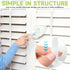 60 1.10 Inch Pcs Shutter Replacement Pins Clear Plastic Louver Pins for Window and Plantation Shutter Repair Supplies