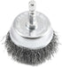 Forney 72729 Wire Cup Brush, Coarse Crimped, 1/4-Inch Hex Shank, 2-Inch
