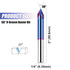 60 1/4" Degree V Groove Router Bit Shank, Sturdy Durable Chamfer Solid Carbide Bit with Nano Blue Coated for CNC