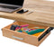 Upgrade Wood Under Desk Drawer, Sliding Pull-out Storage Organizer, Hidden Desktop Organizer for Office Desks and Tables