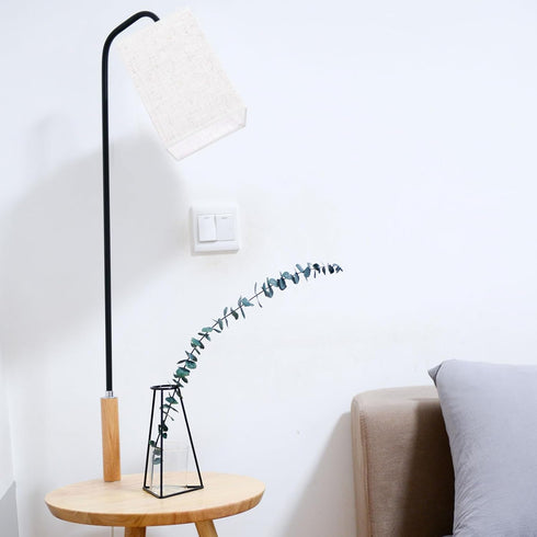 Baluue 7.87X5.51X5.51 Inch Rectangular Linen Lamp Shade Table Lamp Cover for Floor and Desk Lamps Soft Light Eye