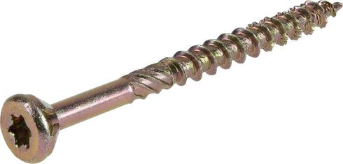 Power Pro 48581 #8 x 2 Wood Screws - Premium Star Drive Indoor Cabinet Screws, 1lb Box