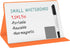 Portable Small White Board, Reusable Dry Erase Board with Stand, Desktop Whiteboard for Office Meeting Business Home 9"