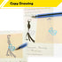SYMDROMIA 3"x3" Transparent Sticky Notes, Clear Self-Adhesive Pads, 800 Sheets Soft Morandi for Office School Supplies