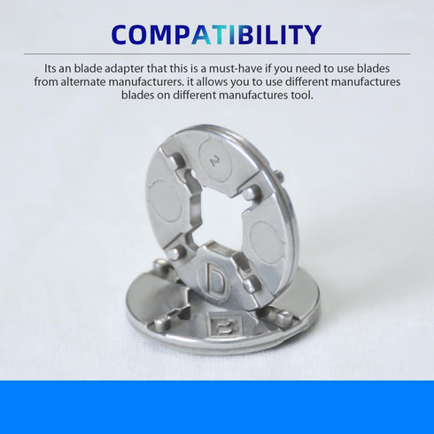 692496002 Oscillating Tool Adapter Compatible with Jobmax Heads R8223404 for Ryobi Blade Adapter Replacement (2 Pack)