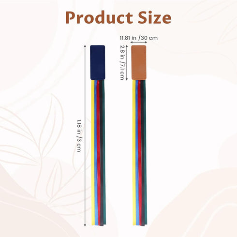 NYTGAH 2PCS 5Colors,Bible Bible Ribbons Bookmarks,Artificial Leather Bookmark with Ribbons in Page Markers for Reading