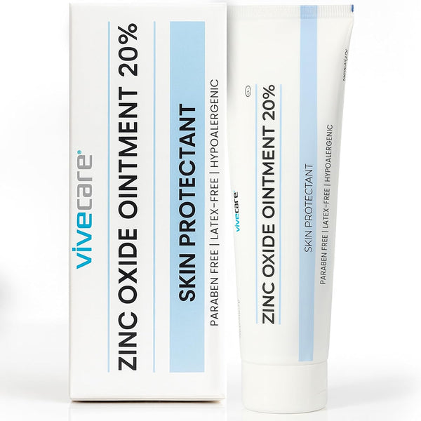 Vivecare Zinc Oxide Ointment 20% - Skin Protectant & Diaper Rash Cream