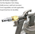 Quickun Pneumatic Brass In-Line Air Flow Regulator Valve, 1/4" NPT Male & Female