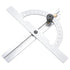 Protractor Angle Finder, 0-180 Degrees Carbon Steel Angle Ruler for Measuring & Gauging Tool in Woodworking