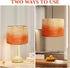 Bulb European Watercolor Lampshade Gradient Bamboo Lamp Shades Clip On Light Cover, for Chandelier Indoor Lampshade