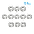 R166ZZ Miniature Deep Groove Ball Bearing 10 PCS, ID 3/16"×OD 3/8"×Width 1/8", Chrome Steel for Industrial Machine