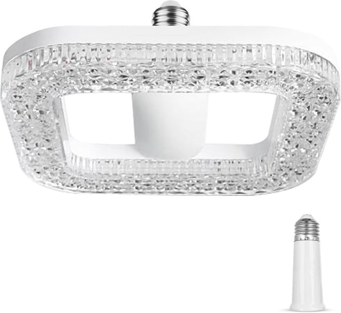 Bullishman 200W 2000LM E26 Bulb, 6000K 24 Bulb New Pattern imitation crystal pendant light , Equivalent Exceed LED