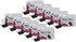 Charles Leonard Binder Clips, Large, 1" Capacity, Black/Silver, 12 Per Box, 10 Boxes