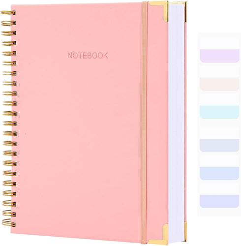Graph Paper Notebook, 8.5" x 11", 300 Page Hardcover Graphing Notebook for School, Leather Notebooks for Work