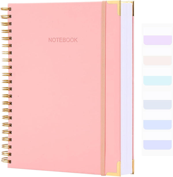 Graph Paper Notebook, 8.5" x 11", 300 Page Hardcover Graphing Notebook for School, Leather Notebooks for Work