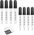 8pcs 1ml Eye Dropper, Glass Dropper with Measurements, Pipettes with Rubber Head for Medicine, Essential Oils, Feeding,