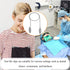LXLVOUEG 4 PCS Dental Bib Clips,Adjustable Lightweight and Portable Metal Dentist Bibs Clips Napkin Bib Holder Neck