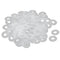 uxcell Plastic Flat Washers, 10mm OD 4mm ID 1mm Thickness, Sealing Gasket for Faucet Pipe, Pack of 100