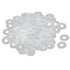 uxcell Plastic Flat Washers, 10mm OD 4mm ID 1mm Thickness, Sealing Gasket for Faucet Pipe, Pack of 100