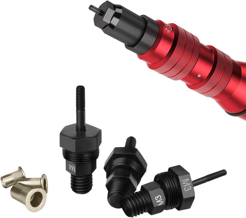 Beaspire 3 PCS Cordless Drill Electric Rivet Gun's M3, M4, M5 Mandrels