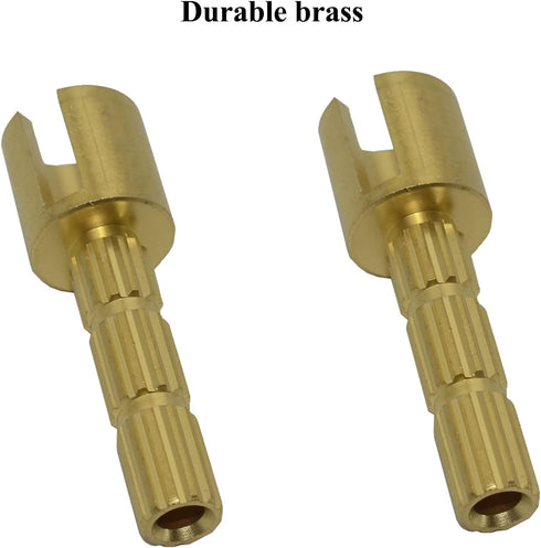 2 Pcs 970-0770 Stem Adapter with Screw for Faucet, Plumbing Equipment Replacement, Brass
