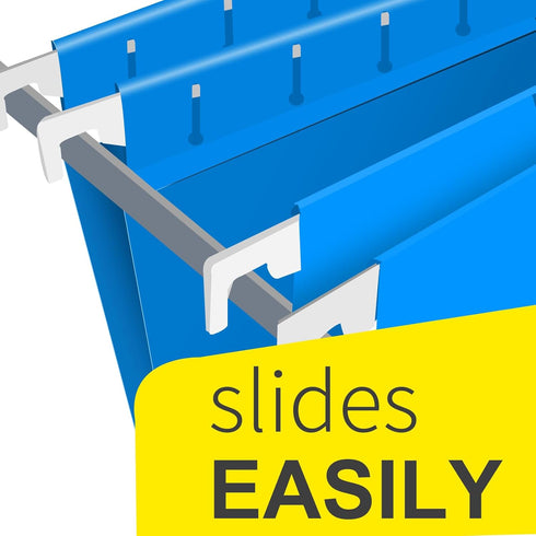 HERKKA Hanging File Folders, 60 Pack Reinforced Letter Size Hanging Folders with Heavy Duty Expansion, 12 Assorted