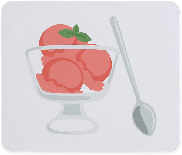 CafePress Sorbet Dessert Mousepad Non-Slip Rubber Gaming Mousepad