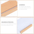 Glass Whiteboard Dry Erase Writing Board, A6 Size Message Board with Base for Desktop Notice Board