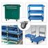1.5in 304 30kg/66.1lb Silent Casters Locking Stainless Steel Trolleys Loading