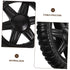 4pcs ULTECHNOVO Shopping Cart Wheel Rolling Cart Wheel for Grocery Trolley Heavy Duty Easy Installation Suitable