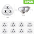 CeroDimo 8 360 PCS Self Adhesive Caster Wheels for Kitchen Appliances, Swivel Universal Mini Rollers for Small