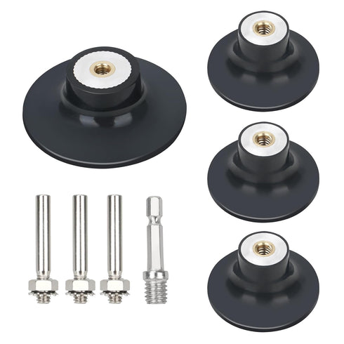 BOUYAO 4 Pack Quick Change Disc Pad Holder, 2 Inch and 3 Inch
