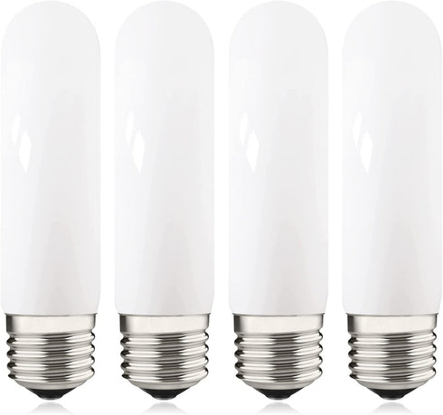 40W Equivalent T10 LED Chandelier Bulb, Deep Frosted Glass Cover Dimmable T30