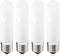 40W Equivalent T10 LED Chandelier Bulb, Deep Frosted Glass Cover Dimmable T30