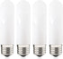 40W Equivalent T10 LED Chandelier Bulb, Deep Frosted Glass Cover Dimmable T30