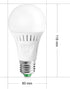Bulb E26 7W LED(60W White(3000K), Setting 2-Pack Motion Sensor Light with Dusk to Dawn, Base, Equivalent), Warm Motion