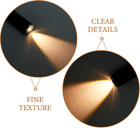 Mikinona Compact Dual- Inspection Light Reusable Diagnostic Flashlight for Doctors and Nurses, Pocket-Sized Examination