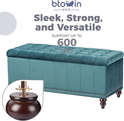 Btowin 8 Inch 20cm Legs,4Pcs M8 / Solid Wood Furniture Couch Legs Wooden Bun Feet Sofa Feet with Threaded Hanger Bolts