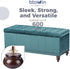 Btowin 8 Inch 20cm Legs,4Pcs M8 / Solid Wood Furniture Couch Legs Wooden Bun Feet Sofa Feet with Threaded Hanger Bolts