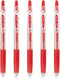 Pilot Juice 038 Retractable Gel Ink Pen (LJU-10UF), Ultra Fine Point, 0.38mm, Red Ink, Set of 5 by PILOT