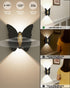 1 Pack 5000mAh 3 Closet Rechargeable Motion Sensor Wall Light: Battery Operated Wall Sconce Colors Wireless Motion