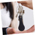 6pcs NUOBESTY Shopping Cart Token Keychain Stainless Steel Keychain Ring Shopping Token Holder Decorative