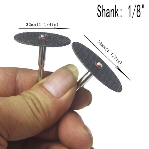 ?????? ???? 24 Pcs Resin Cut Off Discs, 1/8 Inch Shank Aluminum Cut Off Wheel for Rotary Tool