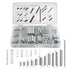 200Pcs Zinc Plated Steel Coil Spring Wire Assortment Kit for Extension and Compression Repair Tools