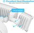 60W IP65 6000LM 6500K Olafus Flood Lights Dusk to Dawn Outdoor Lighting, Waterproof LED Security Light with Photocell