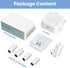 NHOWIN 4 Sticker Printer, Portable Thermal Bluetooth Inkless Label Maker with Roll Paper, Mini Sticker Maker Machine