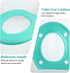 qzjijosen Toilet Seat Cover Pad Sticker,Soft Toilet Seat Cushion Pad Universal with Self-Adesive Design for Bathroom